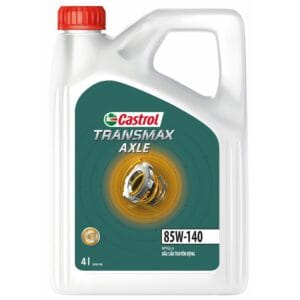 Dầu hộp số sàn, dầu cầu Castrol Transmax Axle 85W140 (Can 4 lít) (Sao chép)