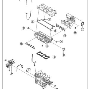 Bộ gioăng động cơ phía trên - Hyundai (20920-26K00)